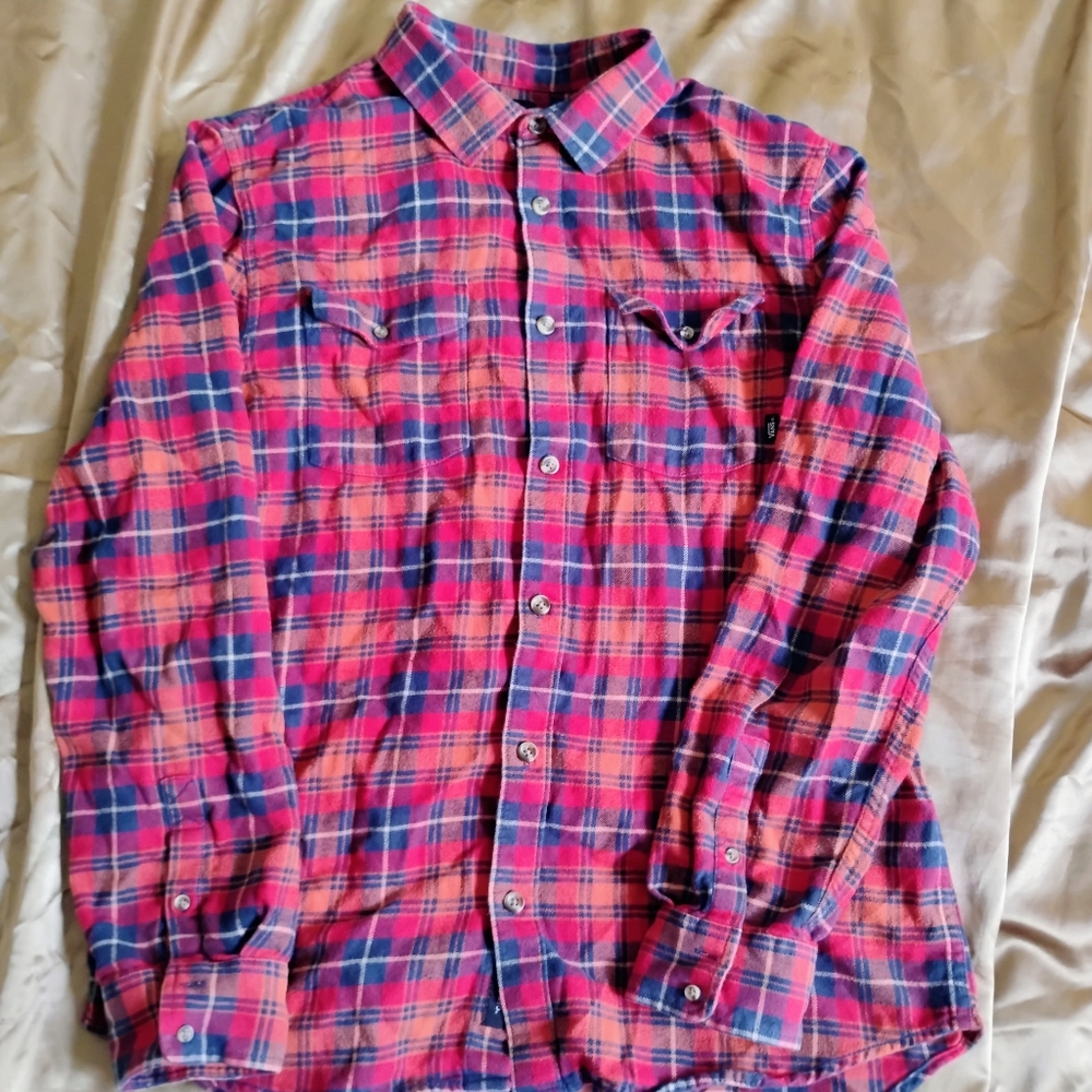 VANS Button Down Flannel Shirt